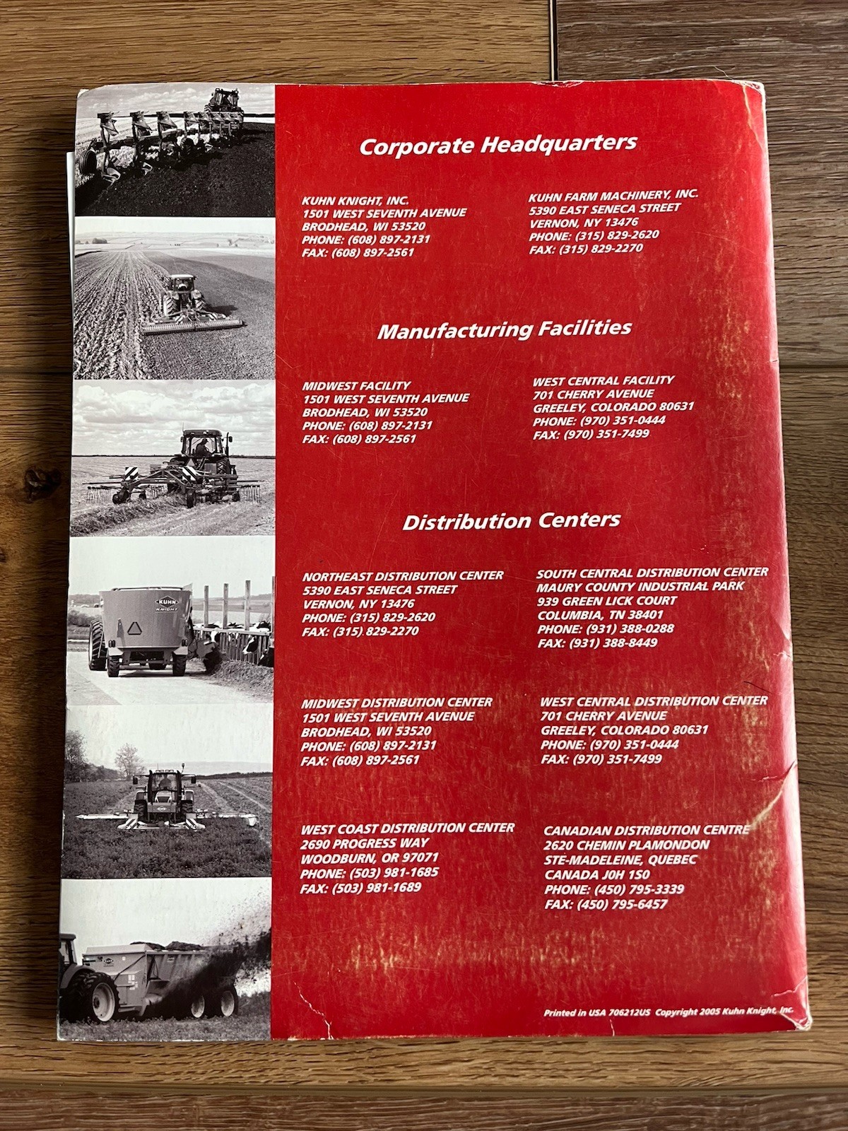 KUHN Knight dealer Promotional Brochures 2006 Farming Machinery