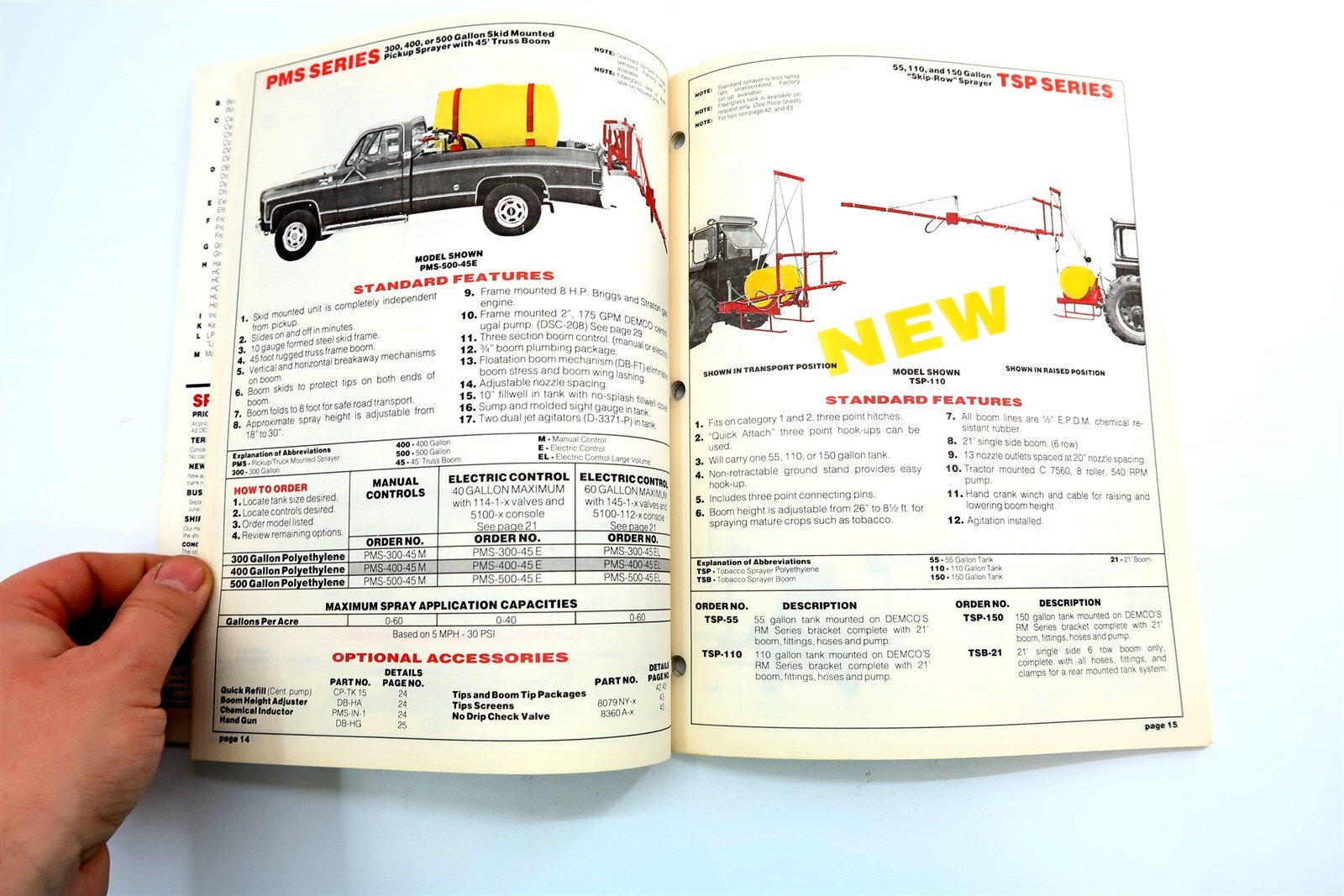 Vintage 1980&rsquo;s Demco Sprayer Equipment Dealer Brochure Catalog No 38