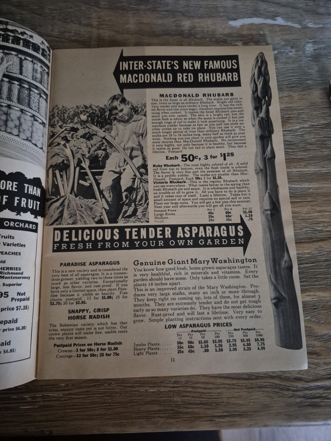 1940 Spring Garden Catalog Inter-State Nurseries Hamburg Iowa Roses Fruit Flower