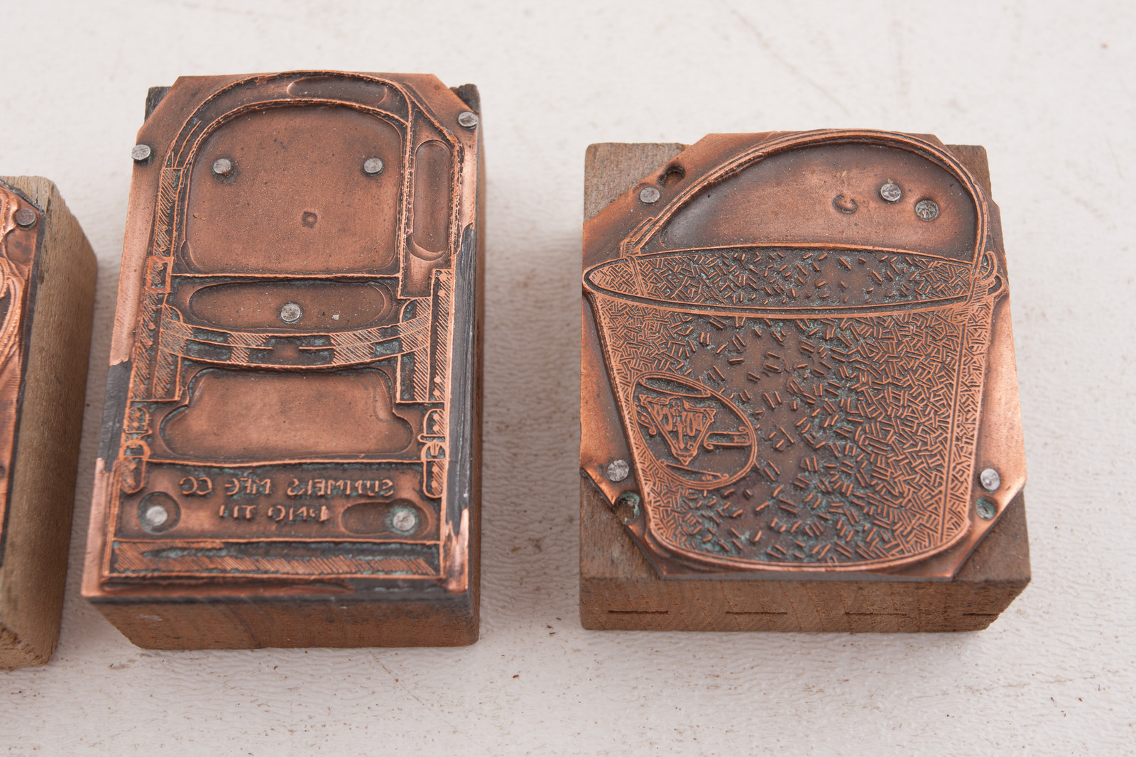 Boyce Buckets Summers MFG Thun Co Printers Block Advertising (A5L-31) Tanglefoot