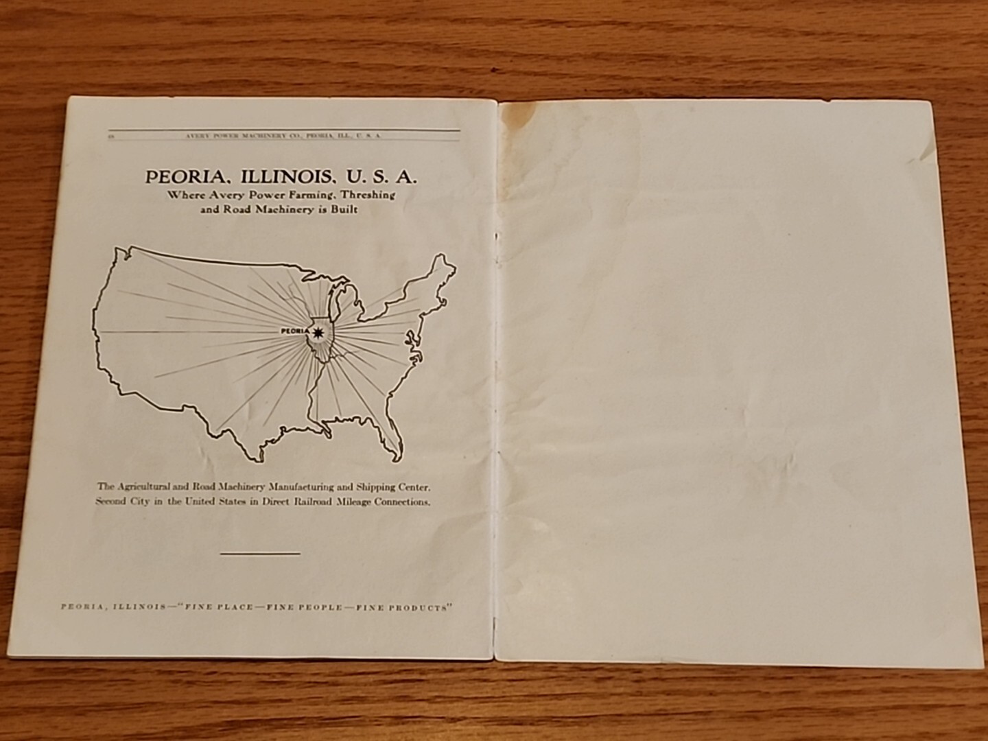 Avery Power Farming Threshing And Road Machinery Peoria IL Catalog Original
