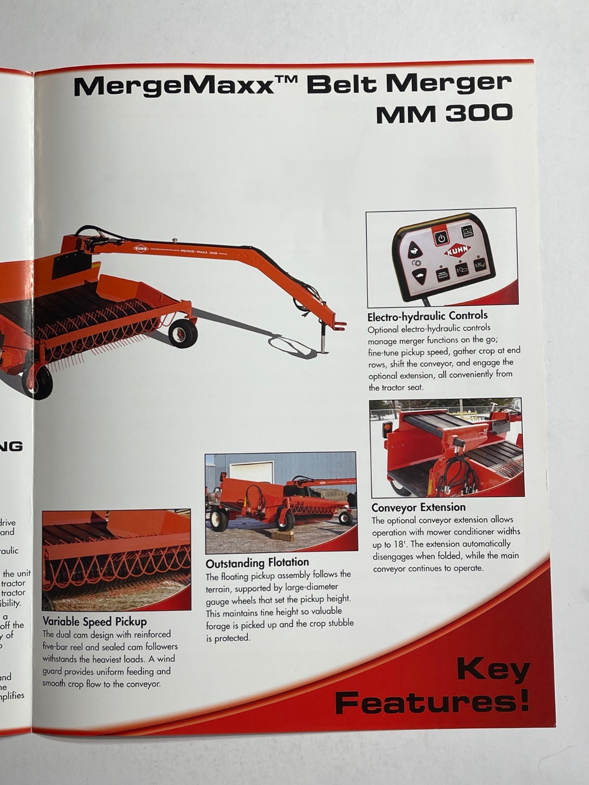 Kuhn MM300 MergeMaxx Power Merger Sales Brochure *Showroom Booklet*
