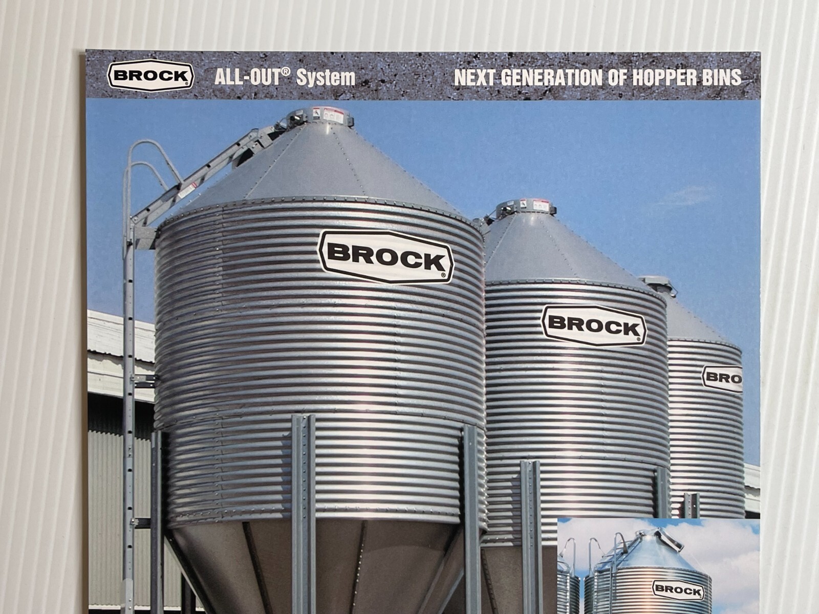 Brock Next Generation Hopper Bins Sales Brochure 2010s (Showroom Book)