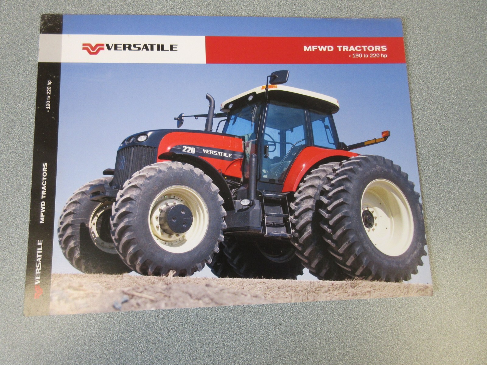 Versatile 190 & 220 Tractor Brochure 2 Page