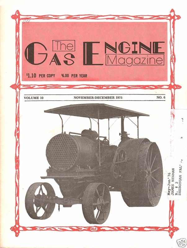 VIM tractor, Waterloo Boy, 1975 Gas Engine Magazine