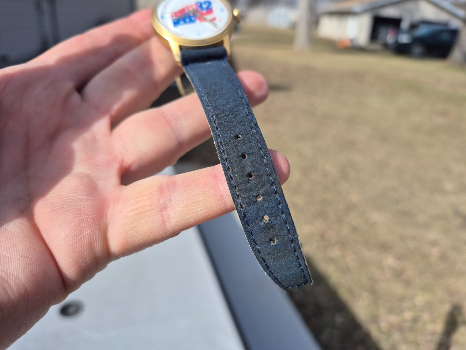 1982 FARMFEST &rsquo;82 Minnesota Antique Tractors Working Wristwatch Works!