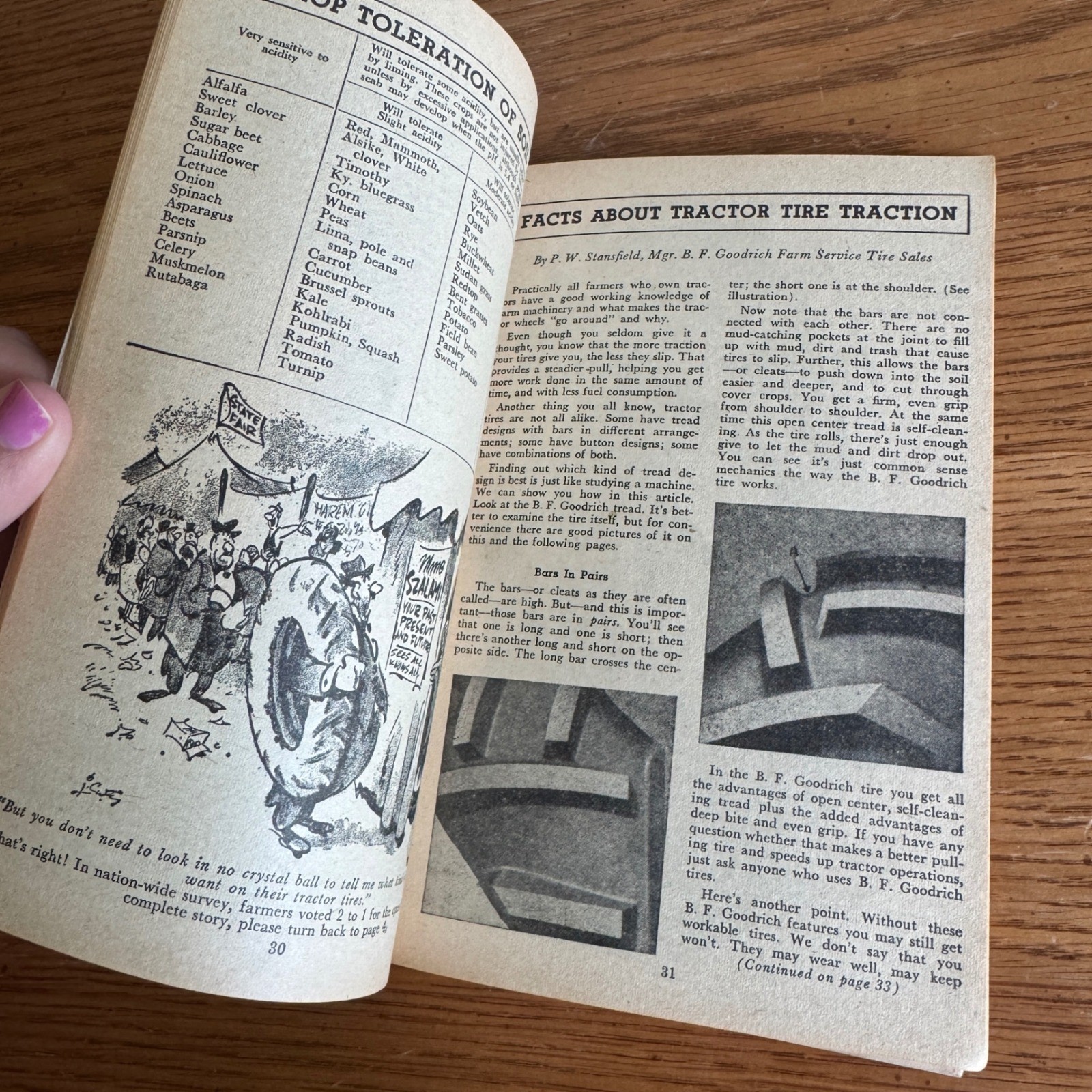 1947 BF Goodrich Farmers Handbook and Almanac Vintage Agriculture Advertising