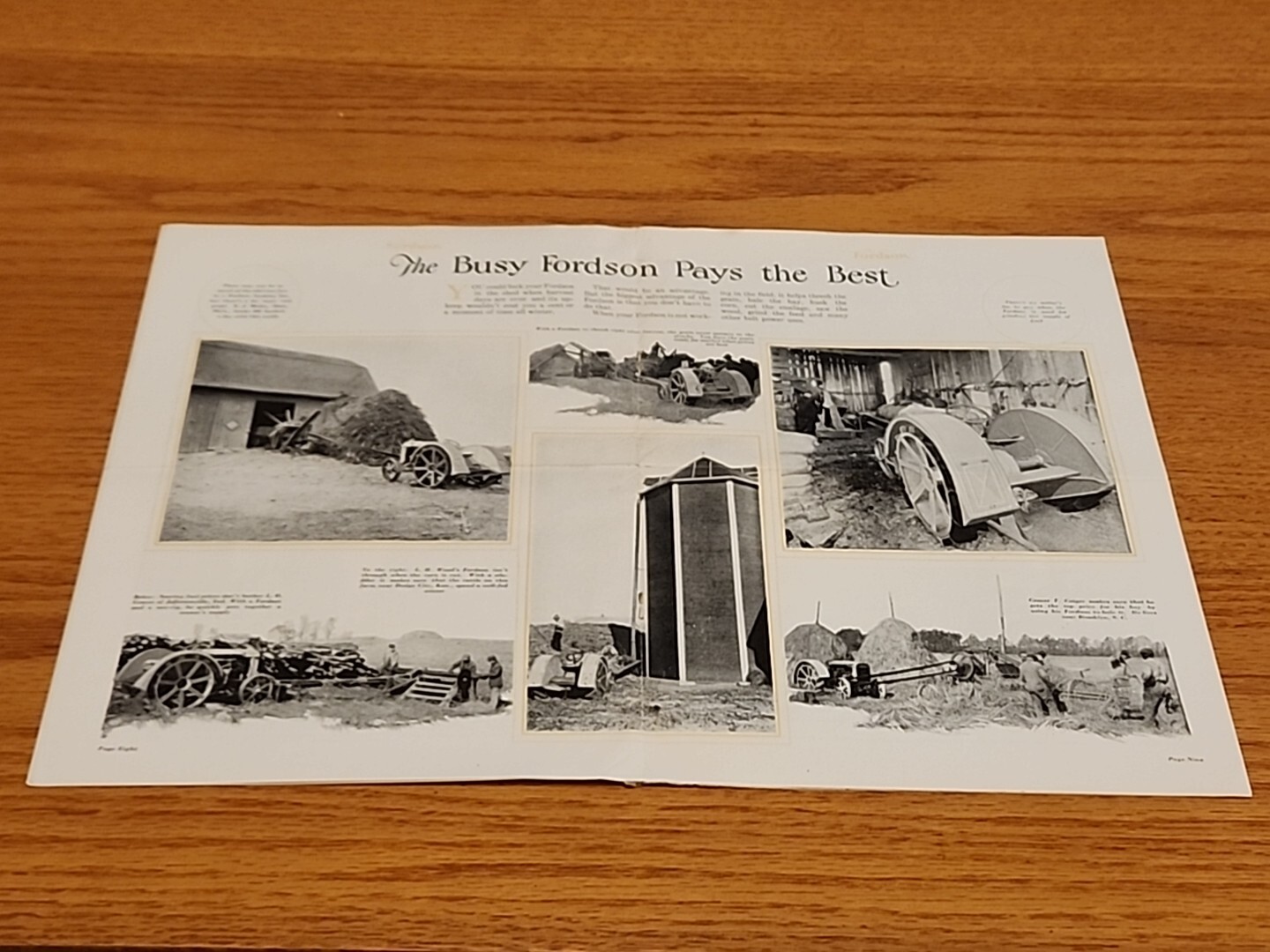 The Fordson Magazine July 1925 Vintage Original