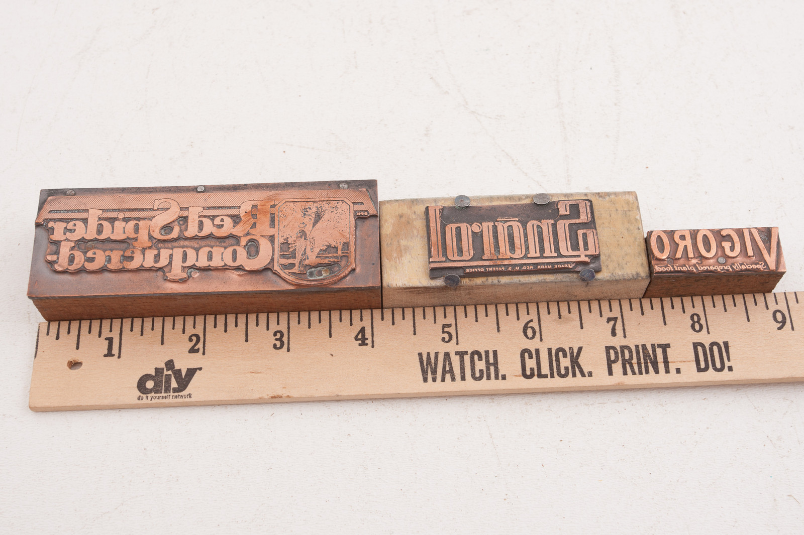 Red Spider Deming Snarol Vigoro Farming Printers Block Advertising (A5L-28)