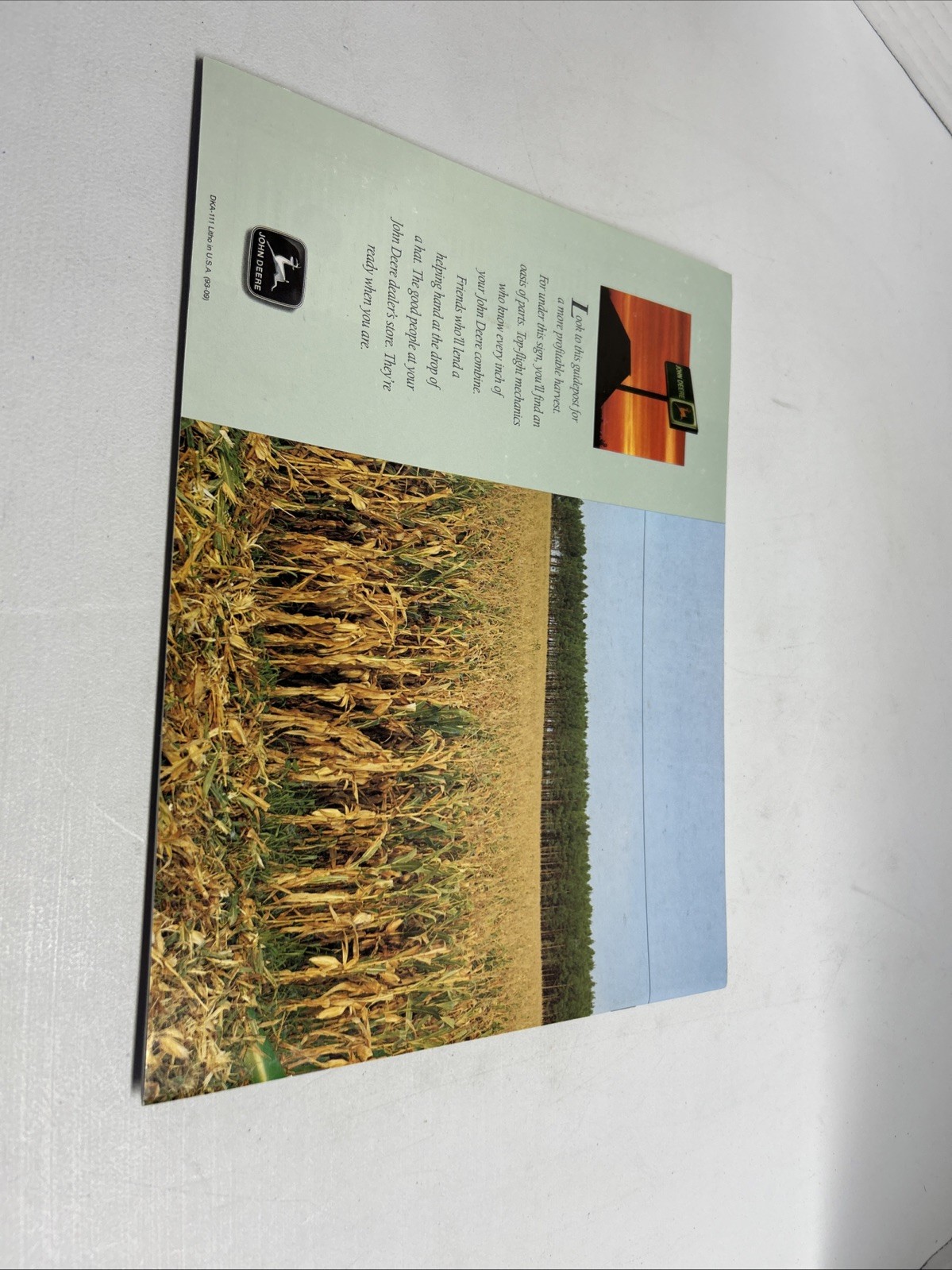 John Deere 9400 9500 9600 Combine For 1993 Brochure FCCA
