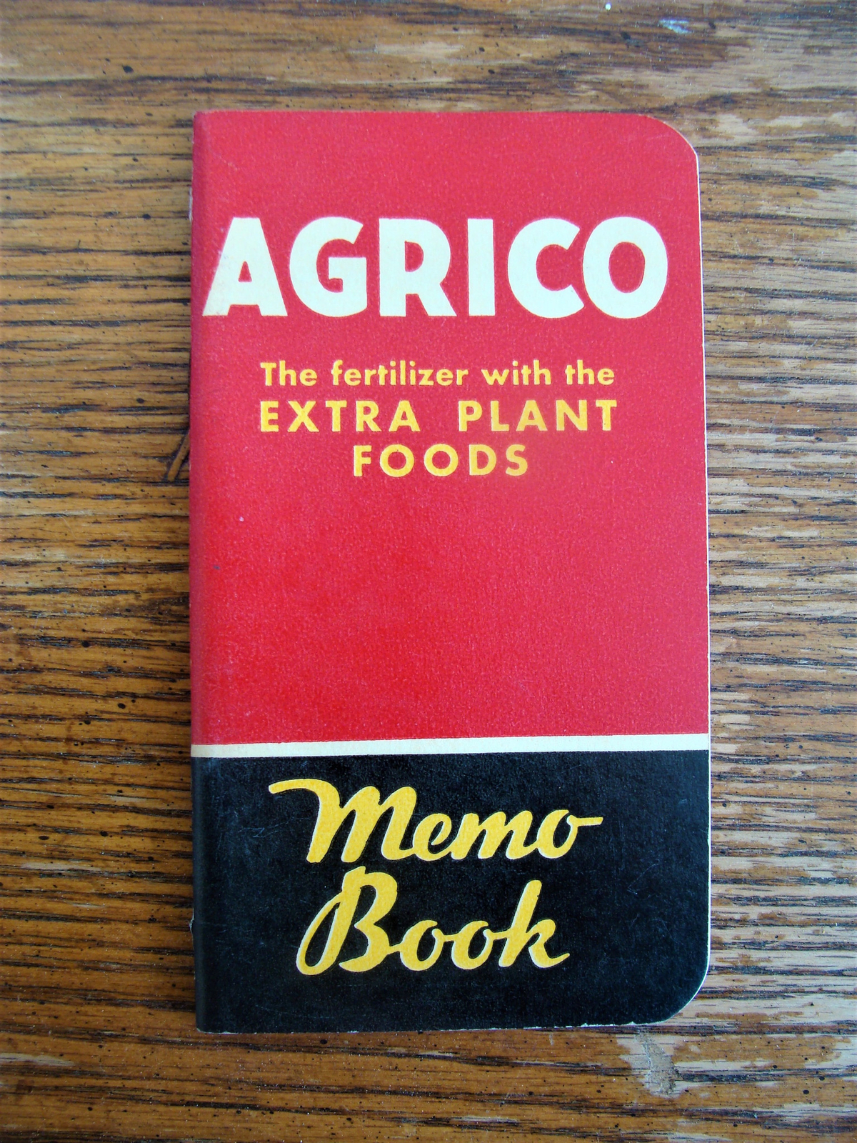Vtg NOS 1936 Agrico Fertilizers Pocket Memo Book Many Pages Useful Information
