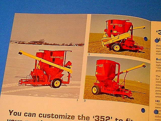 VINTAGE 1968 SPERRY RAND NEW HOLLAND GRINDER MIXER BROCHURE