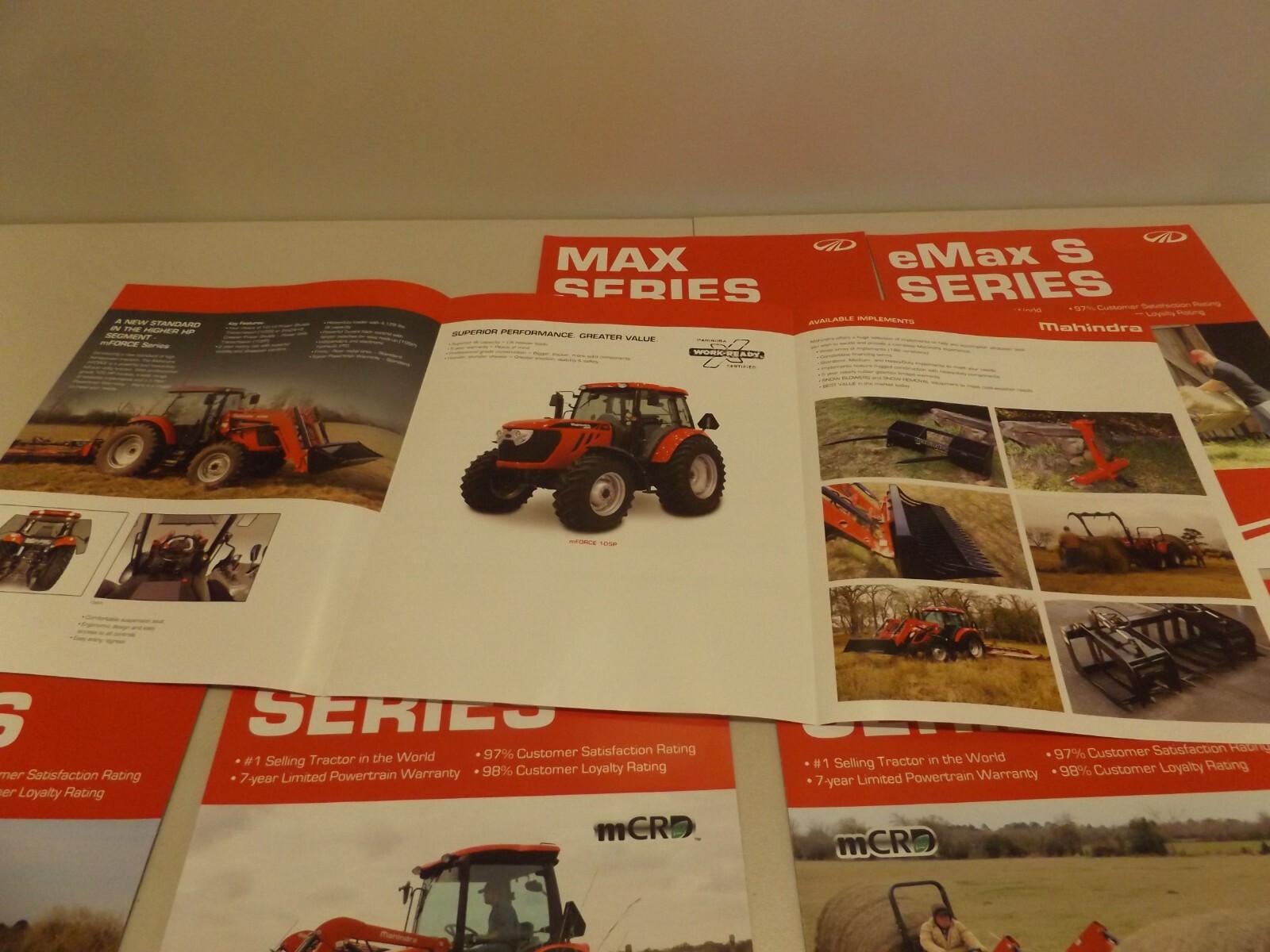 7-pc. MAHINDRA SERIES TRACTORS, 2016-2017