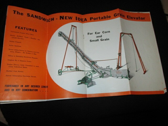New Idea Portable Elevator & Horn Hydraulic Loaders Brochures