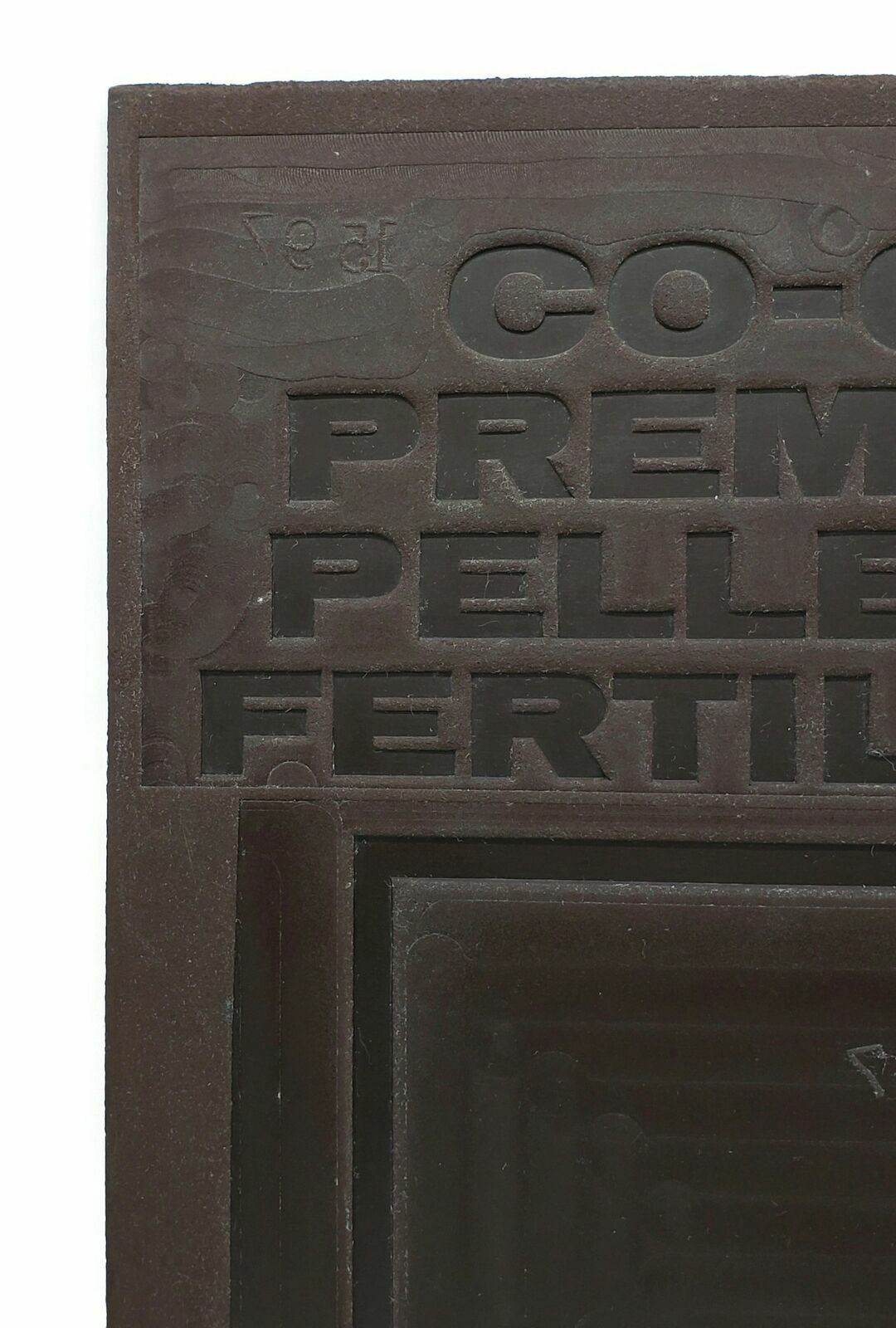 Co-Op Premium Pelleted Fertilizer Bag Printing Plate Adverting Sign Plaque