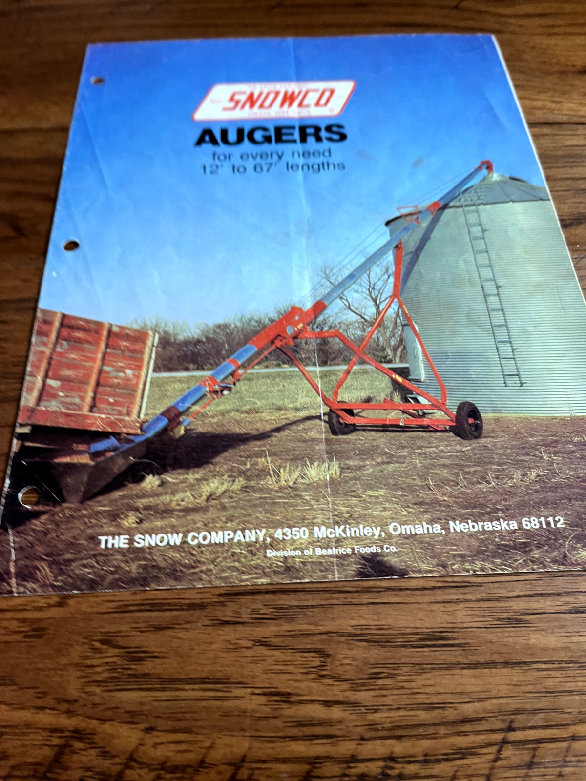 Snowco Augers Brochure BAOH
