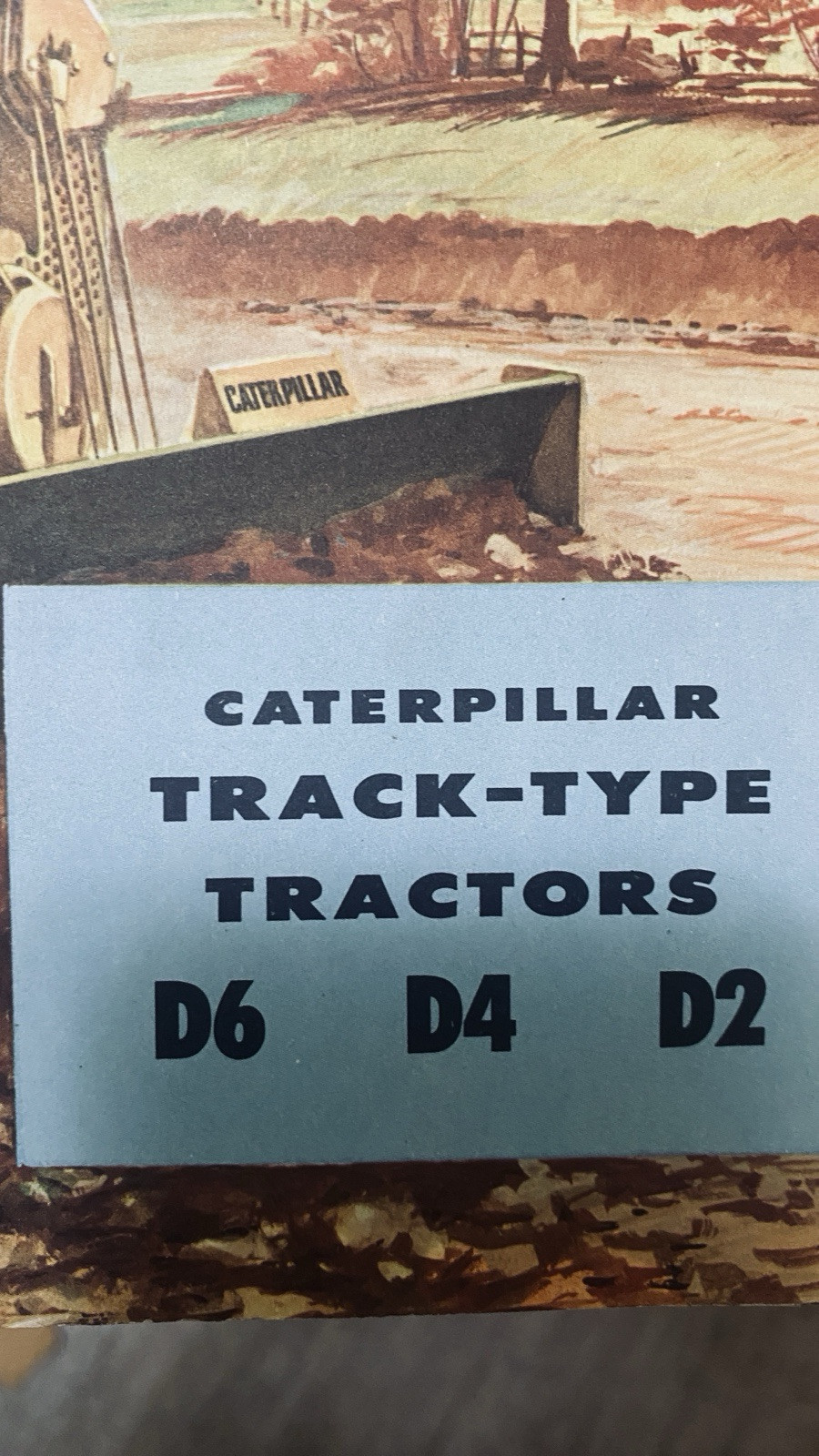 Original Caterpillar Maintenance Guide Comic Book D6 D4 D2 William Adam Tractors