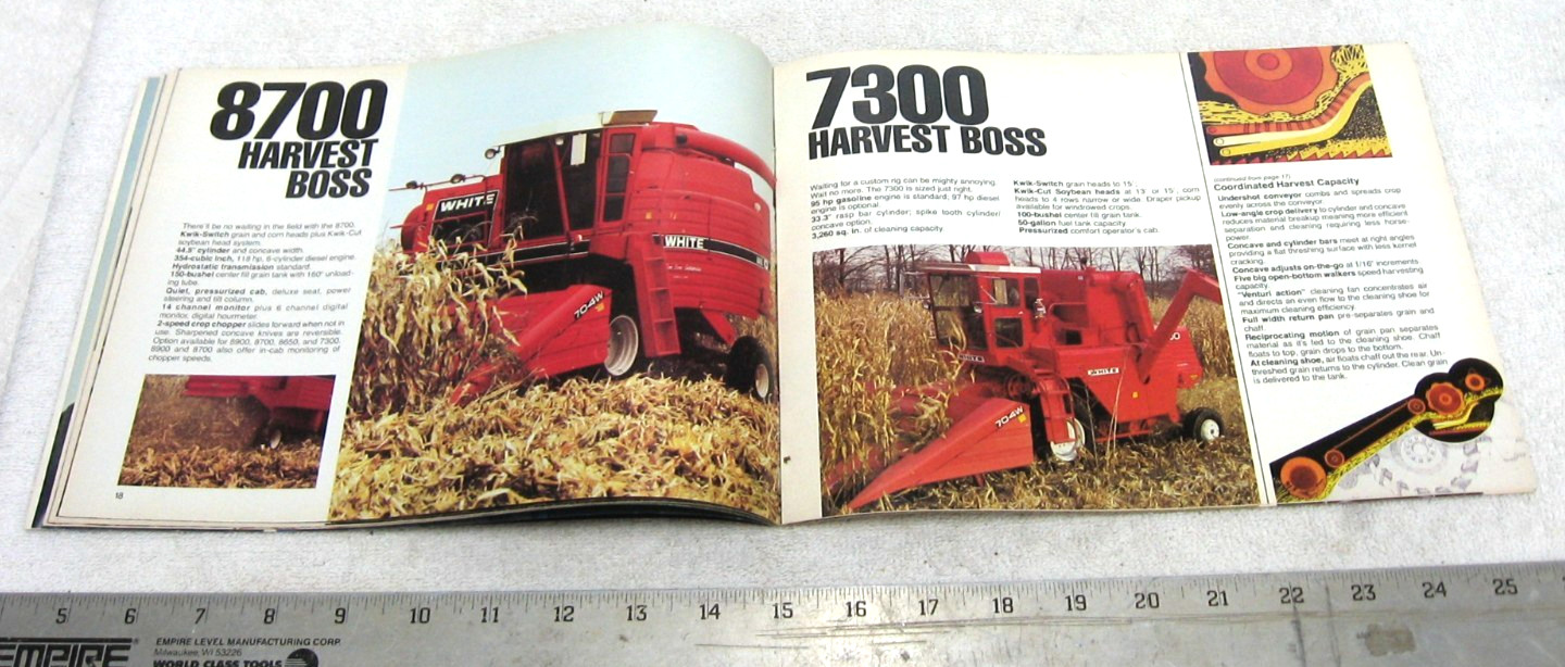 RARE 1979 WHITE TRACTOR & EQUIPMENT BUYERS GUIDE FULLINE 2-155 180 135 4-210 150