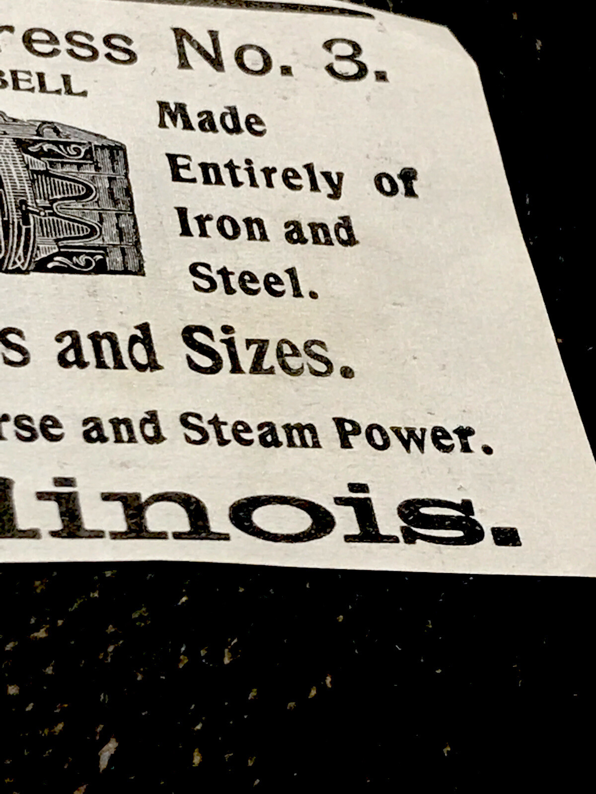 ORIGINAL 1897 Collins Plow Co. Farm Implement Advertising – Quincy – Illinois