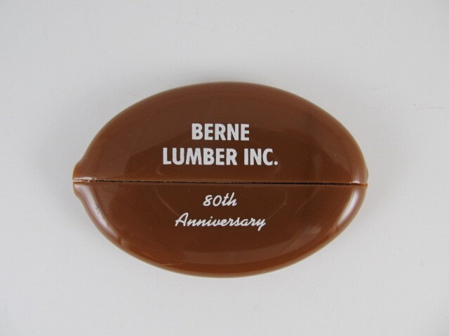 Vintage Berne Lumber Inc Brown Oval Coin Pouch – QUIKOIN Coin Holder – Berne, IN