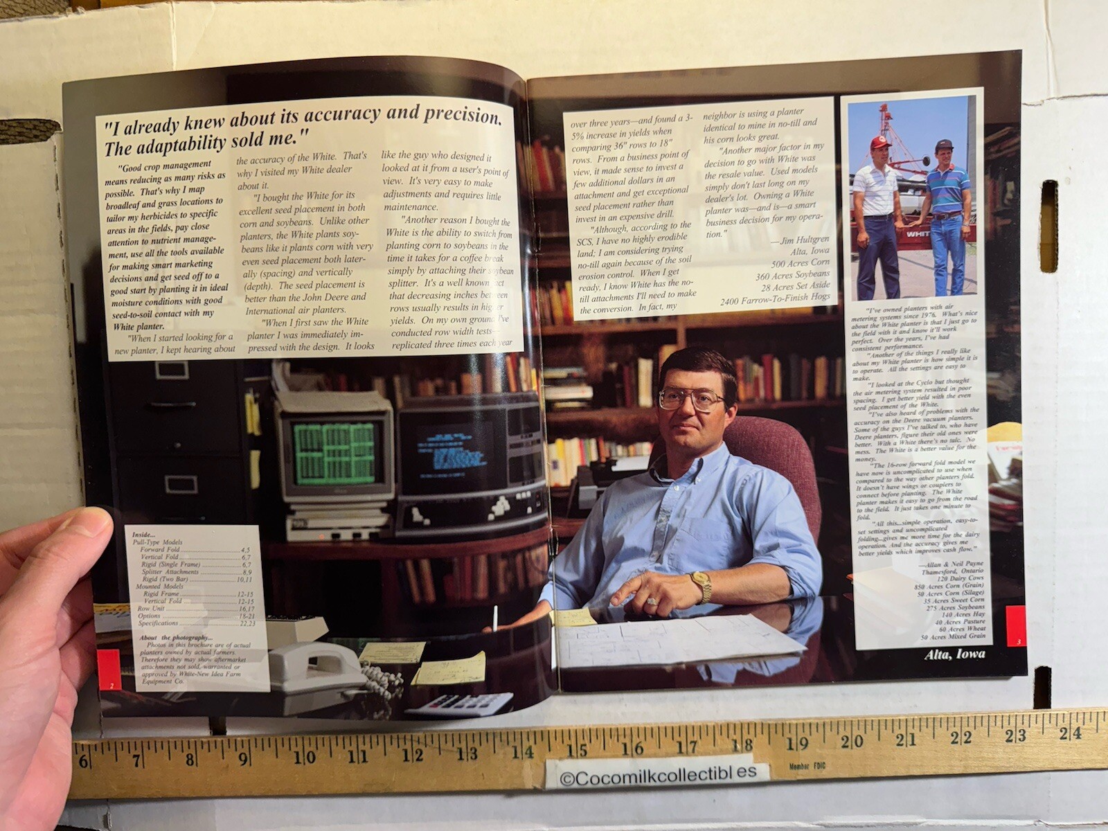 Vintage 1992 White 6000 Series Planters Managing For Profit Brochure