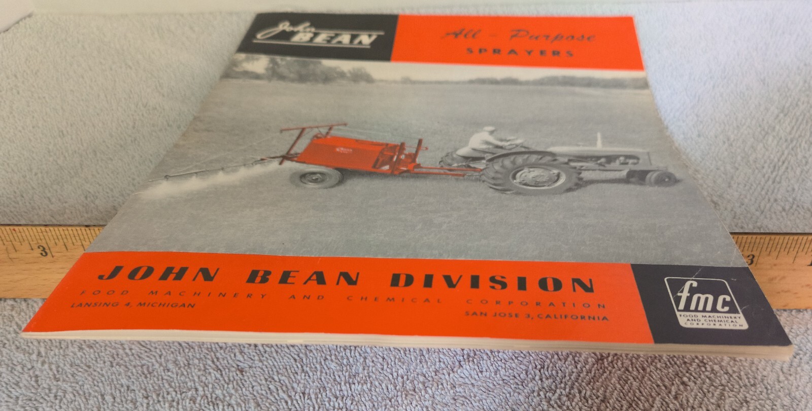 VINTAGE 1950&rsquo;s JOHN BEAN ALL PURPOSE SPRAYERS 24 Page BROCHURE/CATALOG
