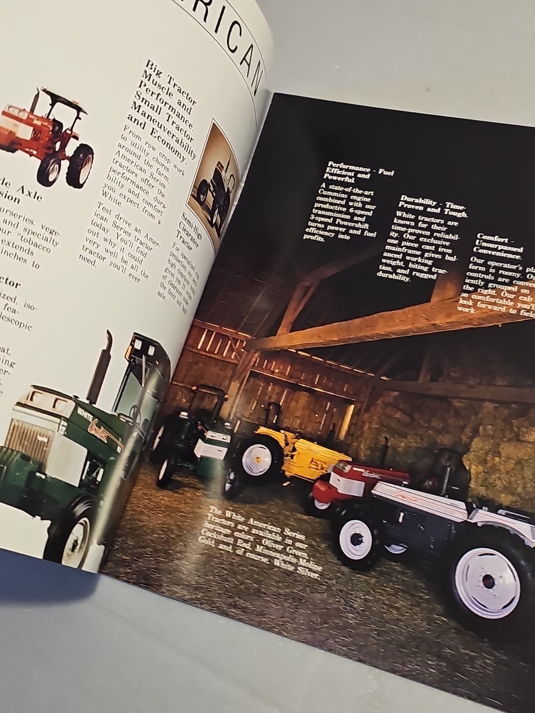 White 60 & 80 Series American Series Tractors Sales Brochure 1990