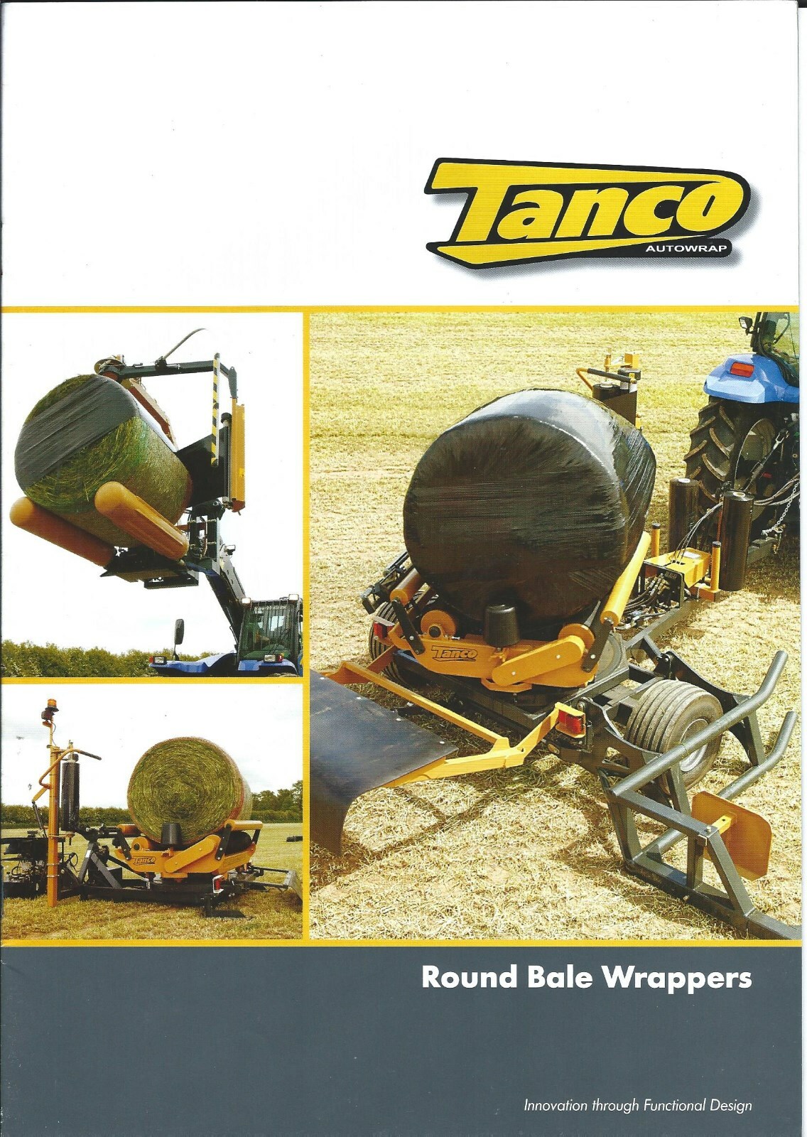 Farm Equipment Brochure – Tanco – 280 580 1300 1510 Round Bale Wrapper (F6913)