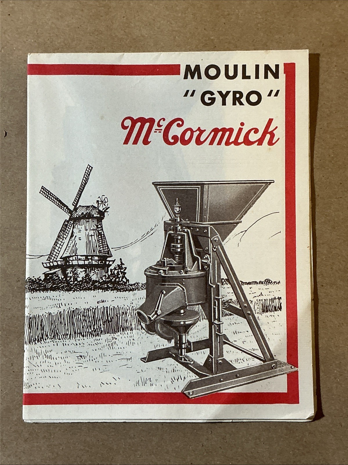 Group Of 7 French McCormick Deering Brochures As Is INV-P0904