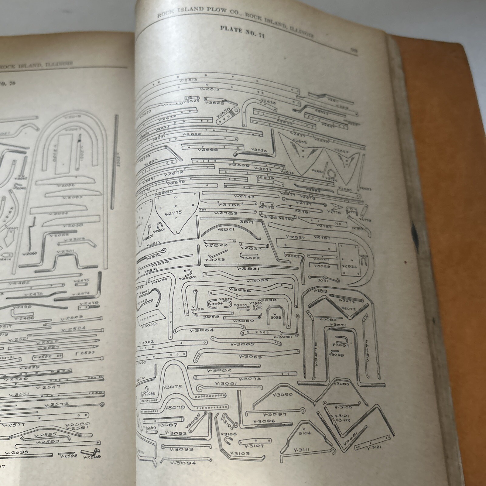 Vintage 1920 Rock Island Plow Repair Catalog No. 60 June 1920