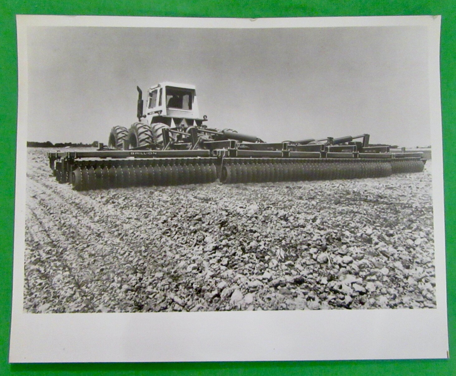 Vintage Brillion 30&prime; Pulvi- Mulcher 8&Prime; x 10&Prime; Black & White Photo (Original)