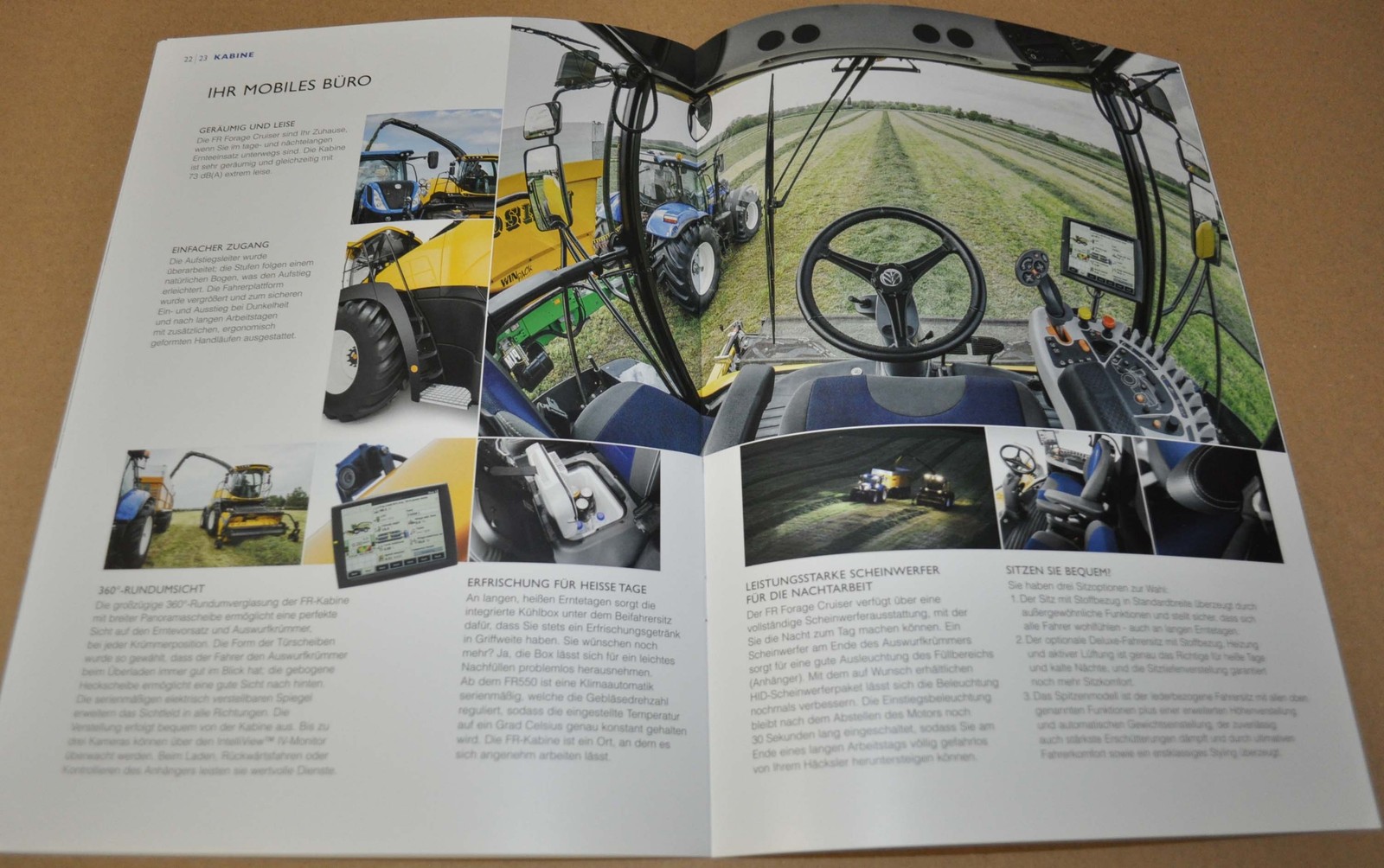 2015 New Holland FR Forage Cruiser Harvester Brochure Prospekt DE