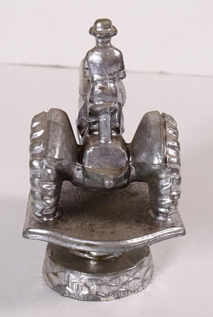 Farmer & Wagon Trophy Topper Heavy Cast Metal D3