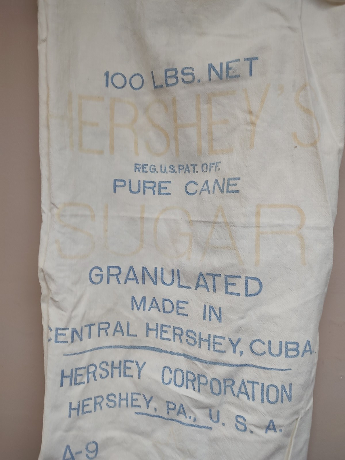 G.G. Kramp NY State US No 1 Cabbage 50 Lb/Hershey 100 Lb Cane Sugar Cuba Bag