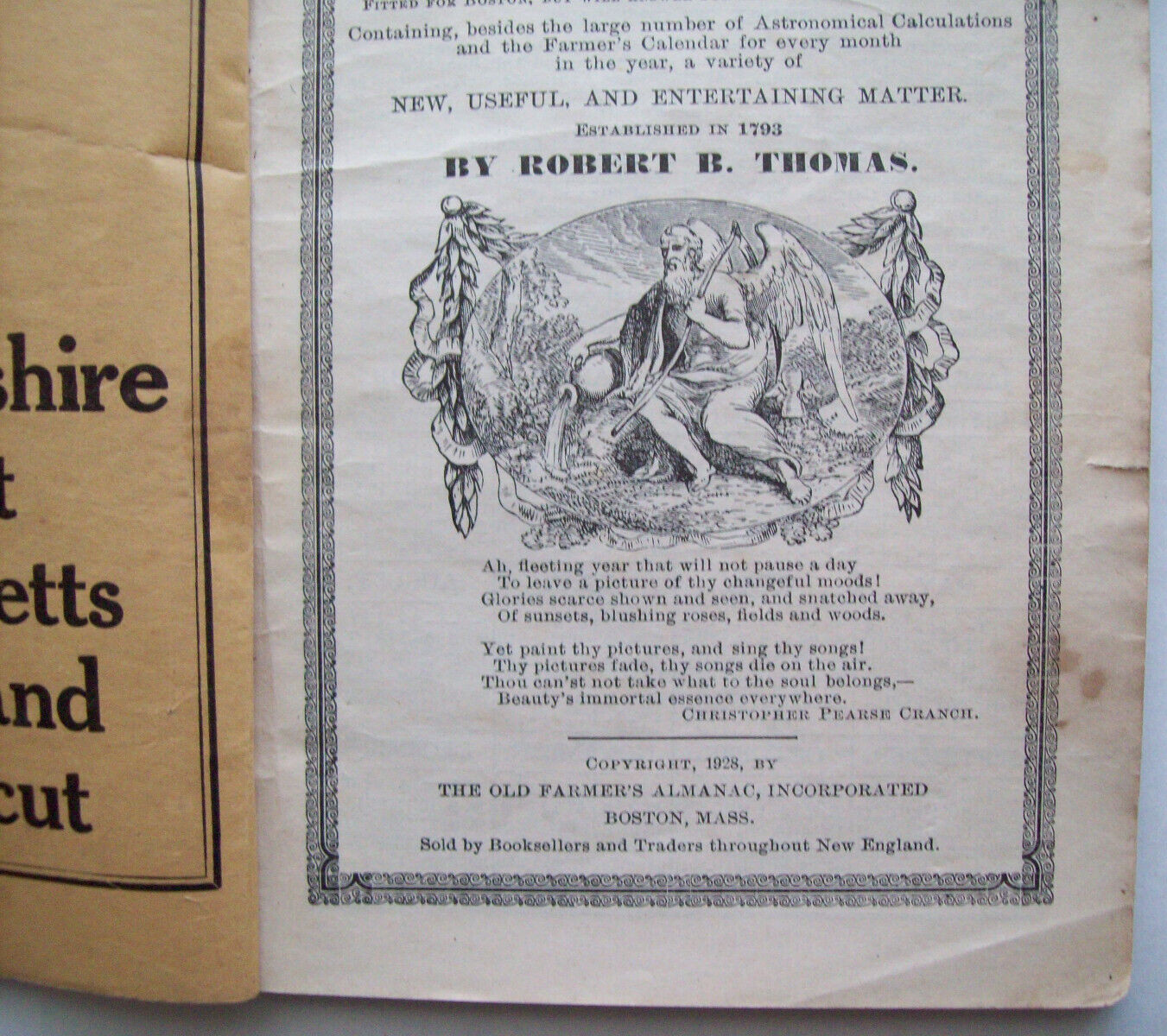 4 Old Farmer&rsquo;s Almanacs 1918, &rsquo;24, &rsquo;29, &rsquo;37