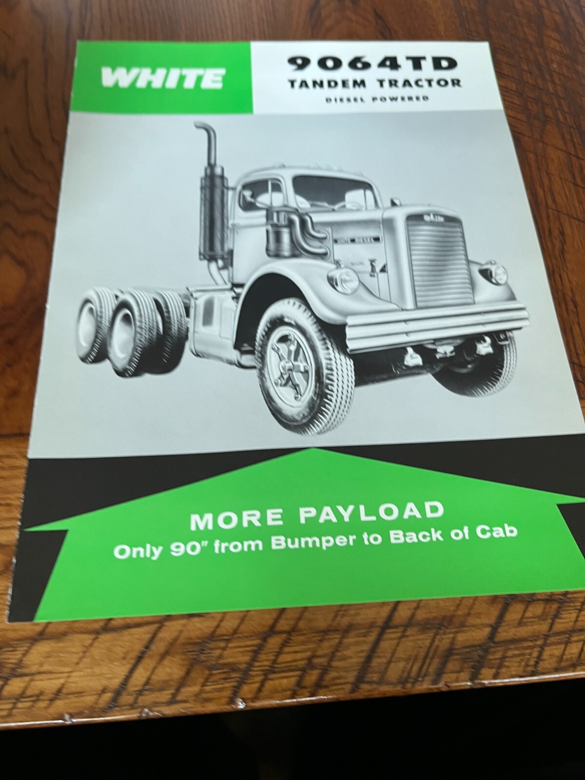 White 9064TD Series Truck For 1961 Brochure SMPA