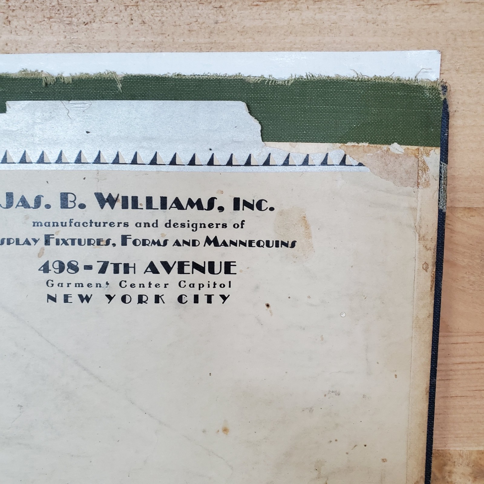 1950&rsquo;s Jas. B. Williams Inc. NYC Unused Letterhead Stationary work-up model