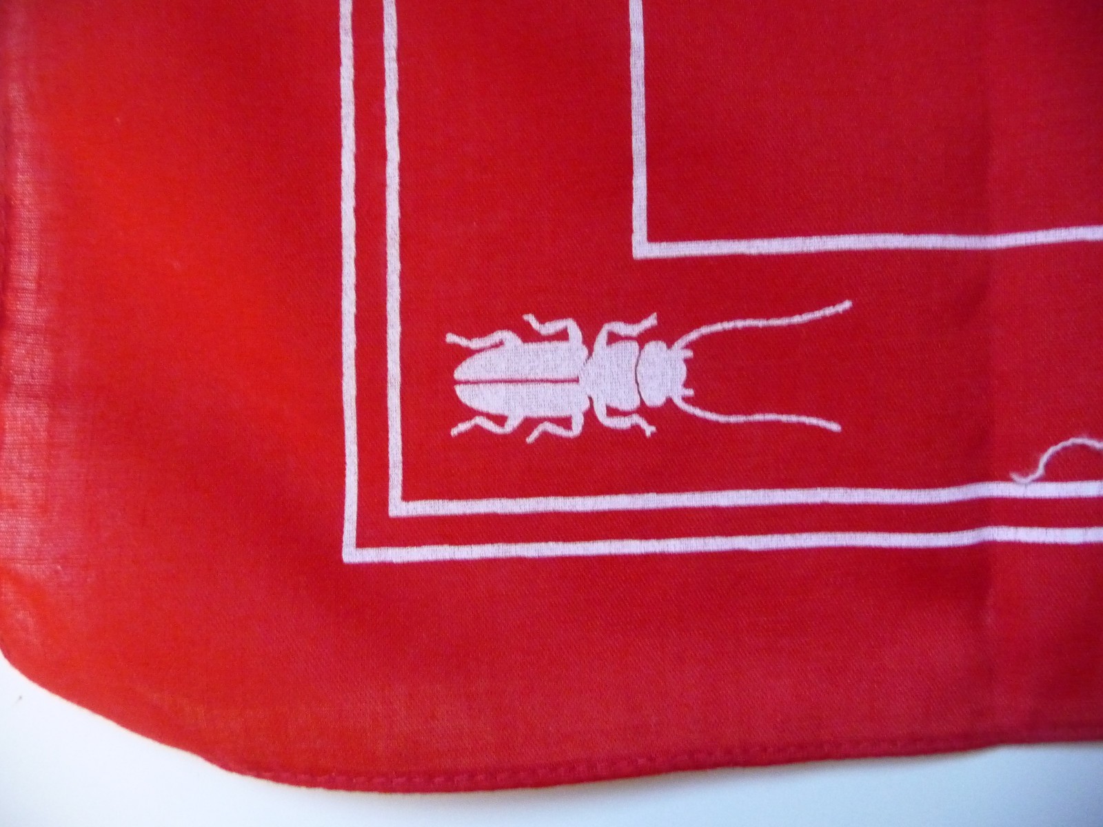 CYTHION SCARF RED WHITE CLOTH DON&rsquo;T SWEAT IT Hanky Do-Rag AGRICULTURE PROMO.