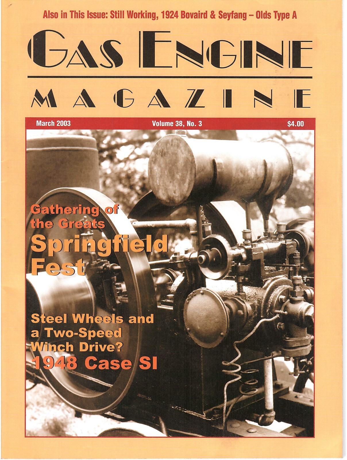Holtkamp Engines, 1917 CASE Tractor Line, Case SI, Fairbanks Morse 36A, Babbitt