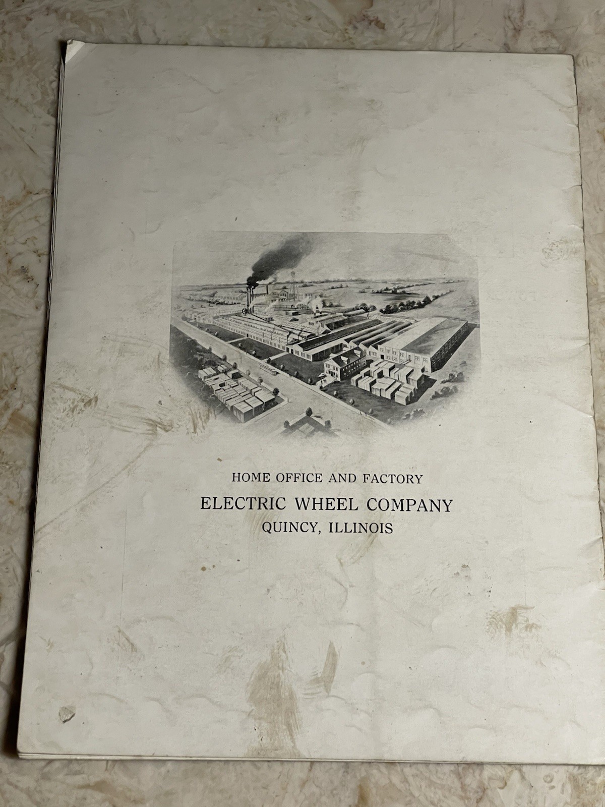 Log And Lumber Haulage Equipment Brochure Electric Wheel Company Quincy IL. 1920
