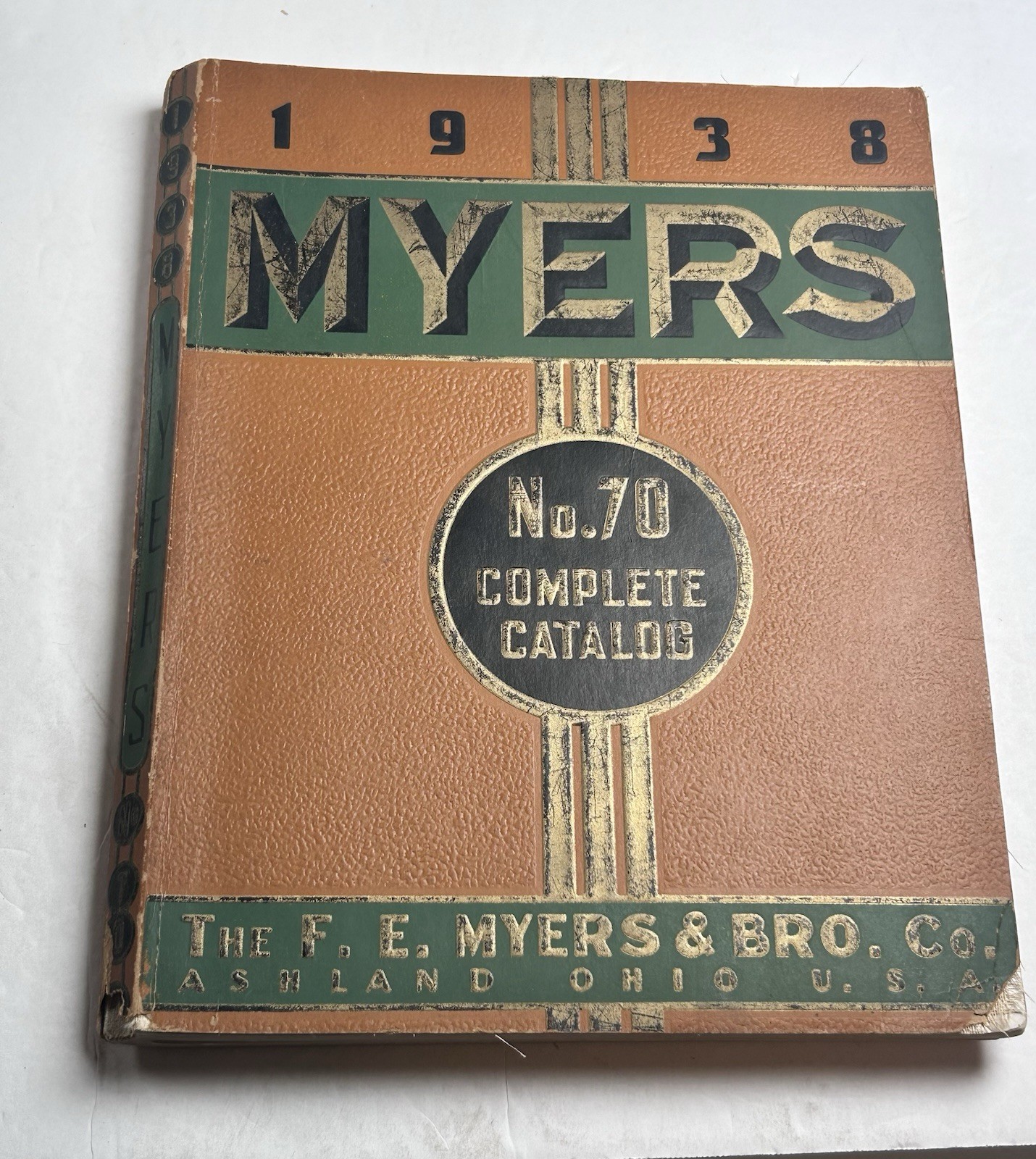 FE Myers Bro Catalog Pumps Water Systems 1938 Ashland Ohio