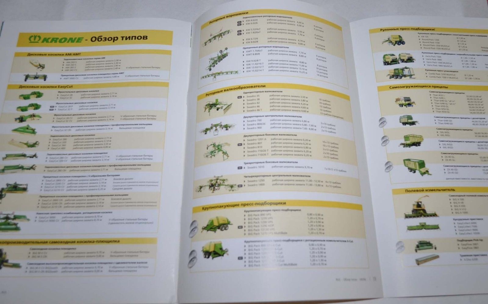 Krone Program Tractor Traktor Landmaschinen Brochure Prospekt