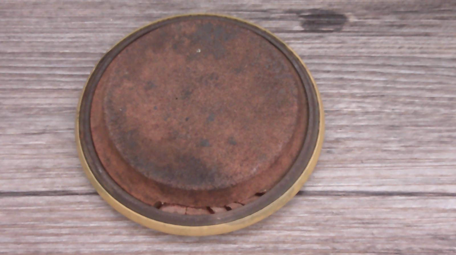 Waterloo milk co. Waterloo, Il. advertising sharpening stone large button shape