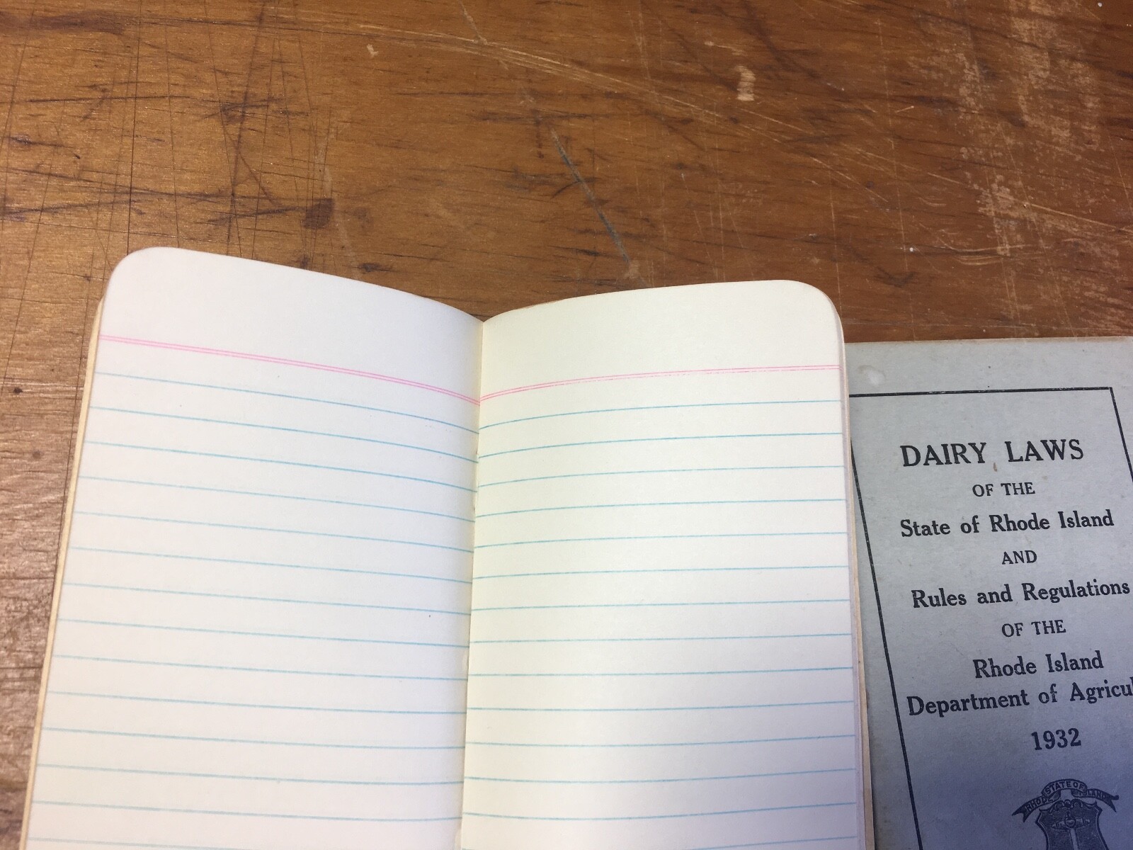 Agricultural Armour VC Royster Fertilizers Rhode Island Dairy Laws Memo Book Pad