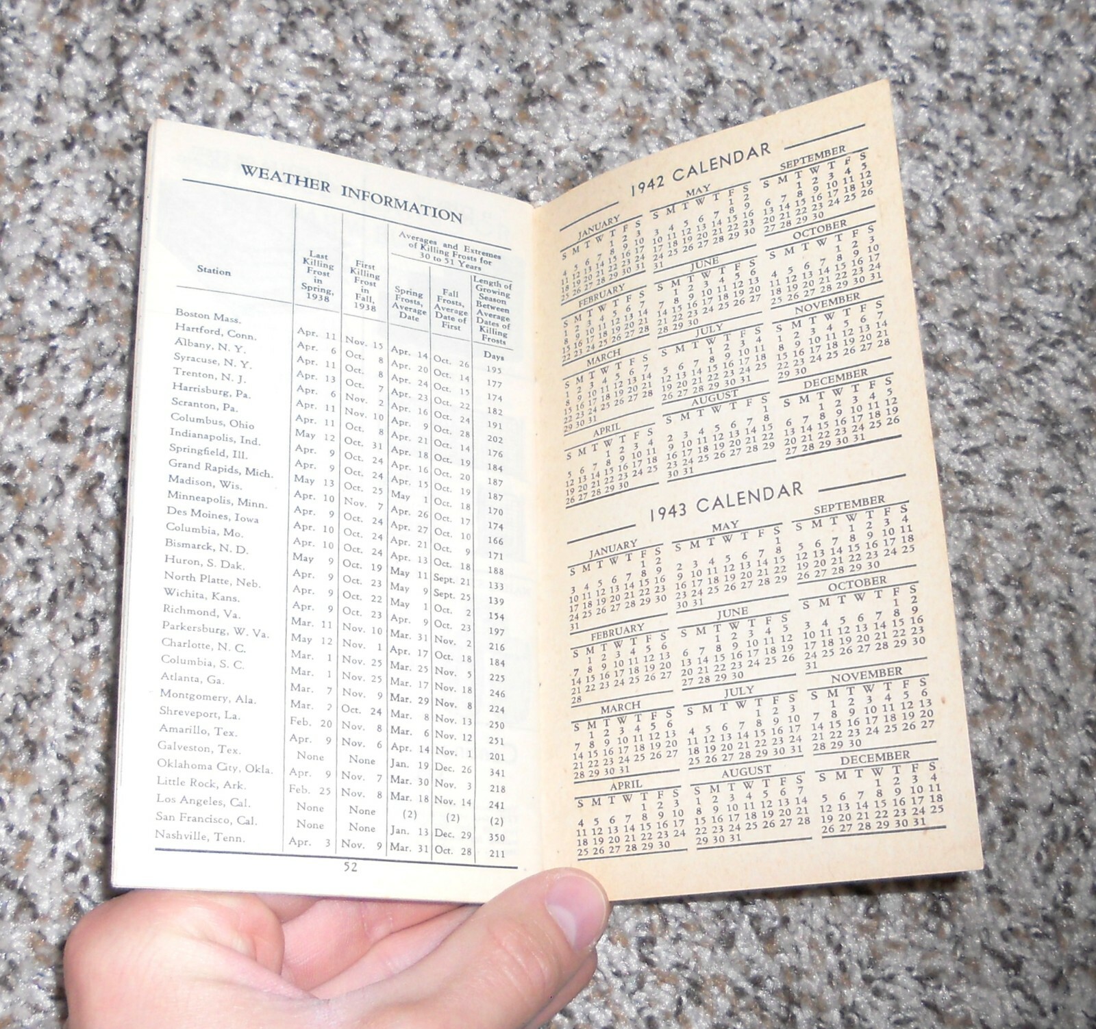 1942 Continental Farm Livestock Record Book Advertising Agricultural (F5)