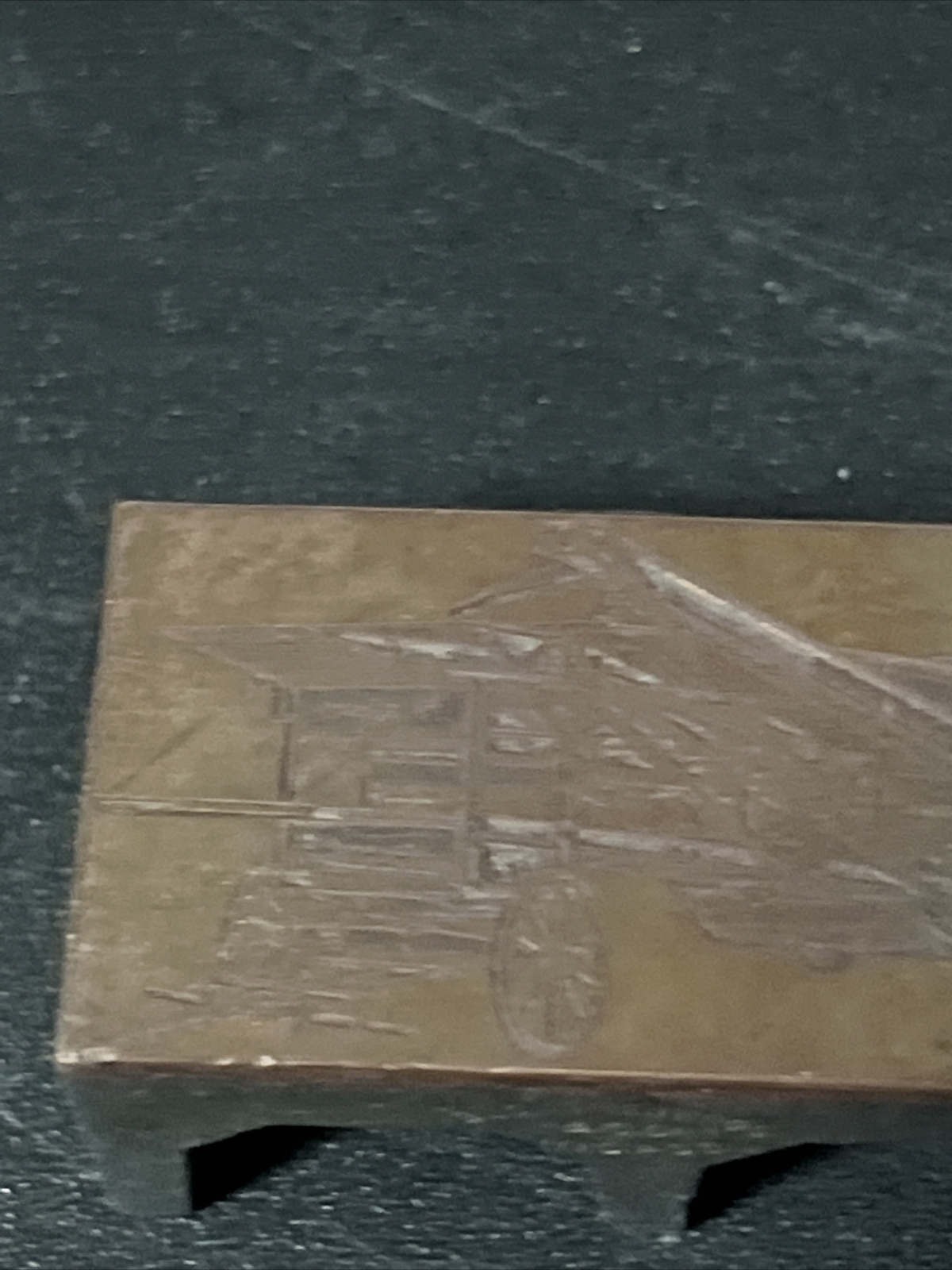 1880s Farm Implements Print Block