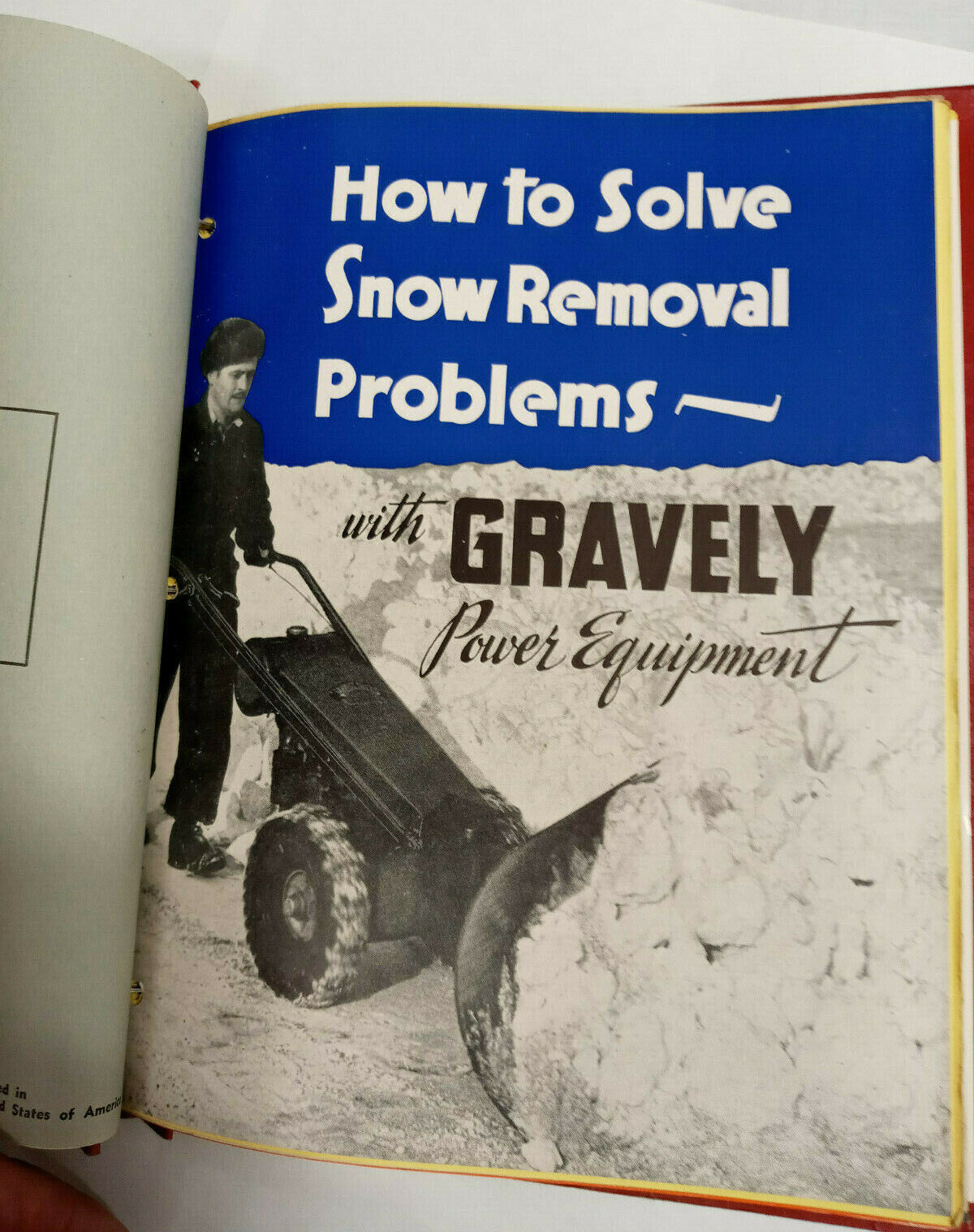 Gravely dealer brochures. 1954. Also includes Woods Ditchwitch Devere Homelite, 