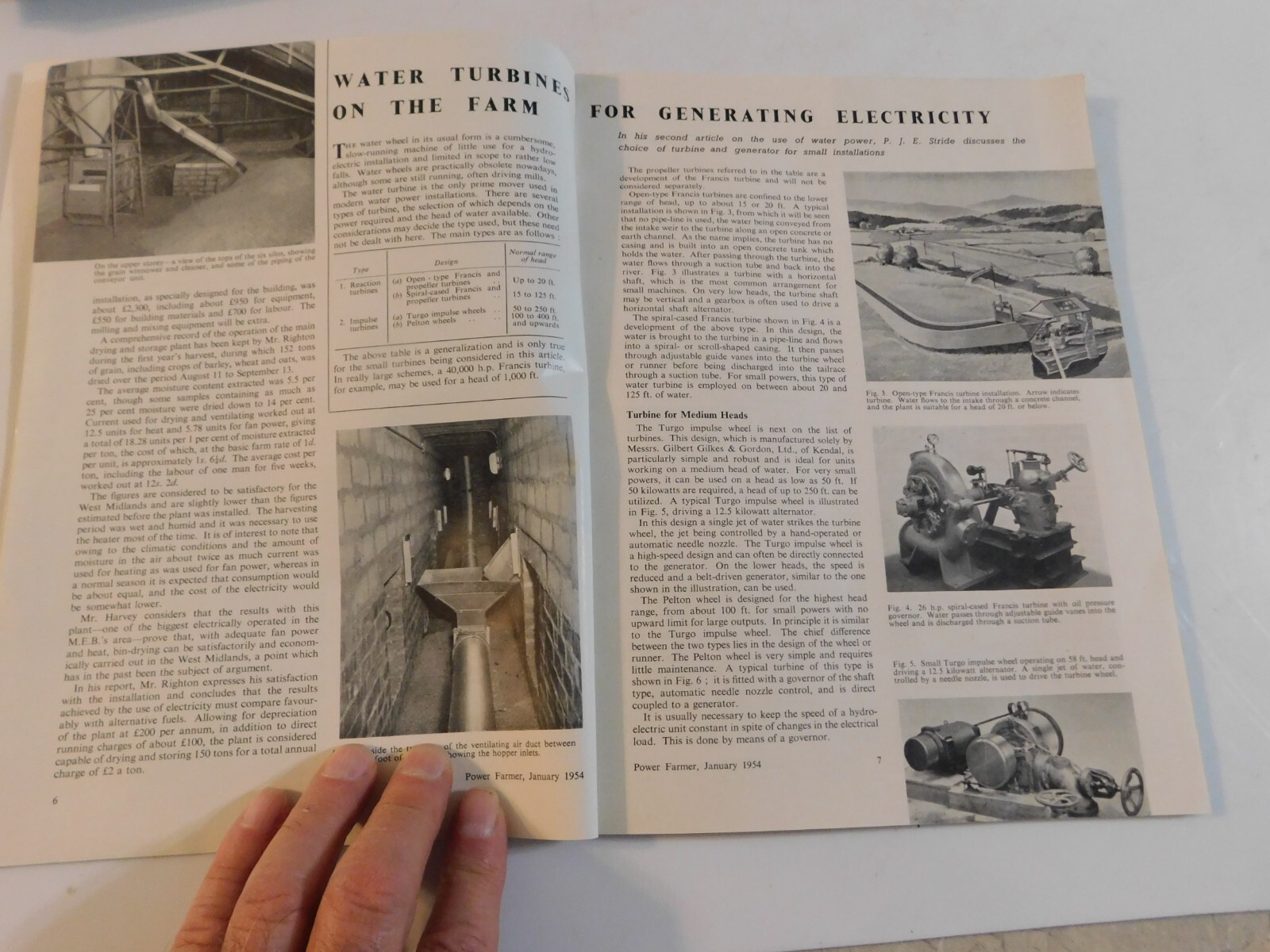 1954 POWER FARMER BRITAIN & OVERSEAS MANUAL TRACTORS FARMING METHODS ETC RARE