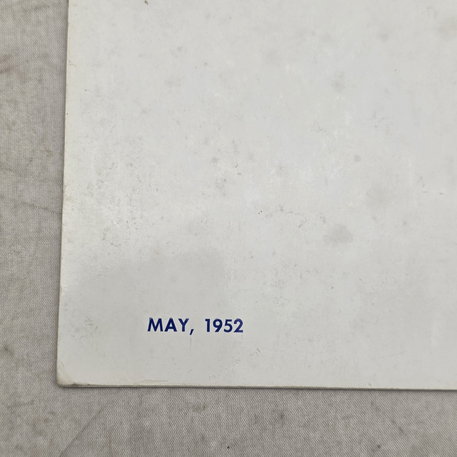 Rath Management Club Songs Book May 1952 Waterloo Iowa Meat Packing Packer 50s