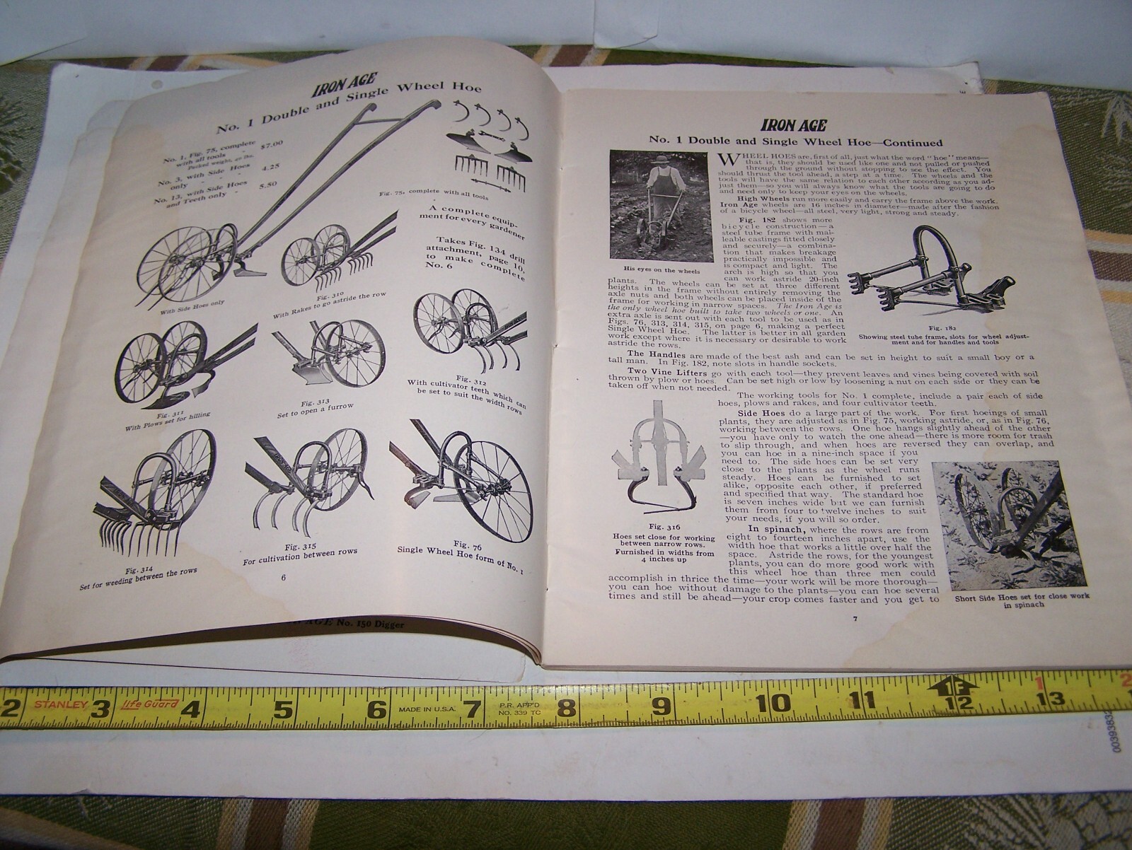 IRON AGE 1910 Full Line Sales Catalog Cultivator Plow Planter Farm Garden NICE!